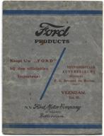 Ford T auto tractor brochure jaren 20, Ophalen of Verzenden, Zo goed als nieuw, Ford