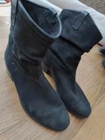 Gabor schoolbord zwart suède leer enkellaars 41 slobby laars, Zwart, Lage of Enkellaarzen, Gabor, Ophalen of Verzenden