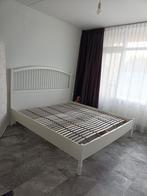 IKEA Tyssedal Bedframe 180x200, Ophalen, Gebruikt, Wit, Tweepersoons