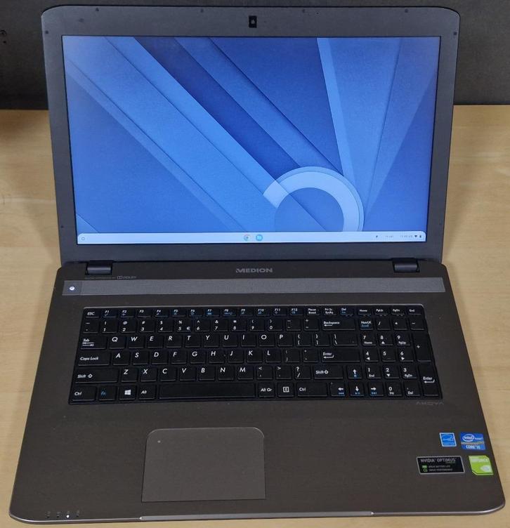 Medion Akoya P7628 laptop, Computers en Software, Chromebooks, Zo goed als nieuw, 16 inch of meer, 4 GB of minder, 256 GB of meer