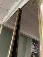 Spiegel schuifdeuren voor (kleding) kast brons/goud, Huis en Inrichting, Kasten | Kledingkasten, 50 tot 100 cm, Gebruikt, 200 cm of meer