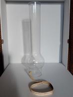 Oude Olielamp Glas Matador Iris Brenner + Lont, Antiek en Kunst, Ophalen of Verzenden