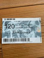 Ticket Ajax - Internazionale 12-11-2002, Overige typen, Ophalen of Verzenden, Zo goed als nieuw, Ajax