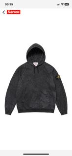 Supreme stone island hooded sweatshirt fw23 black complete, Ophalen, Overige kleuren, Maat 48/50 (M), Supreme Stone Island