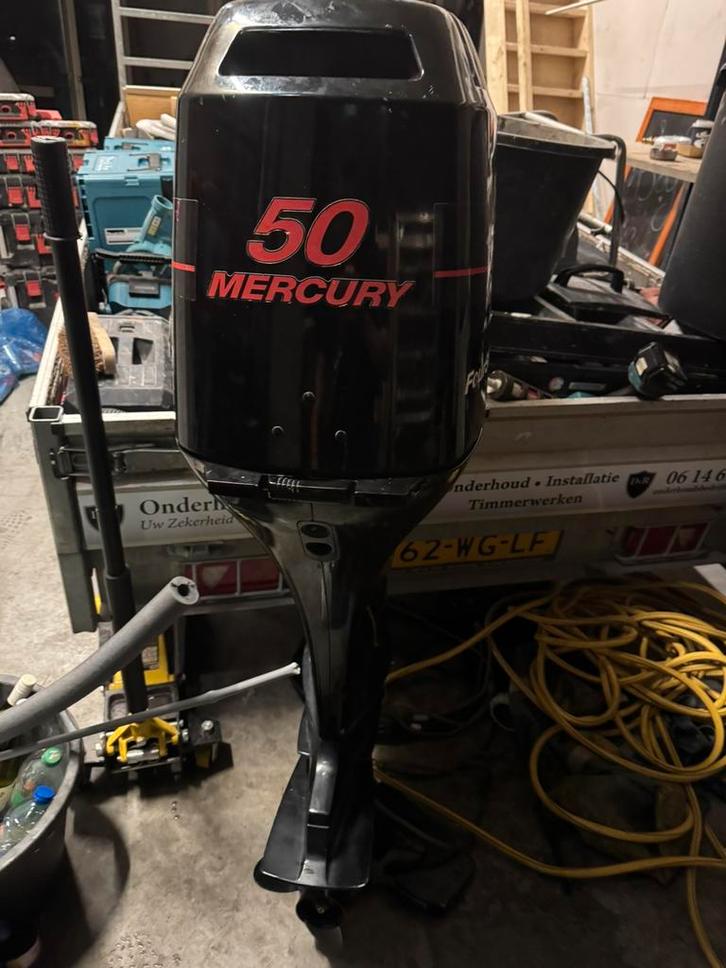 Mercury 50pk 4takt, Watersport en Boten, Buiten- en Binnenboordmotoren, Zo goed als nieuw, Benzine, Buitenboordmotor, 30 pk of meer