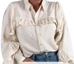 Blouse crème kleurig maat XL, Ophalen of Verzenden, Nieuw, Maat 46/48 (XL) of groter