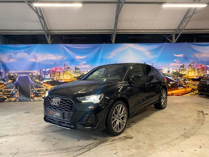 Audi Q3 35 Tfsi 150pk S Tronic 2021 Zwart, Auto's, Audi, Bedrijf, Q3, 360° camera, ABS, Achteruitrijcamera, Adaptieve lichten