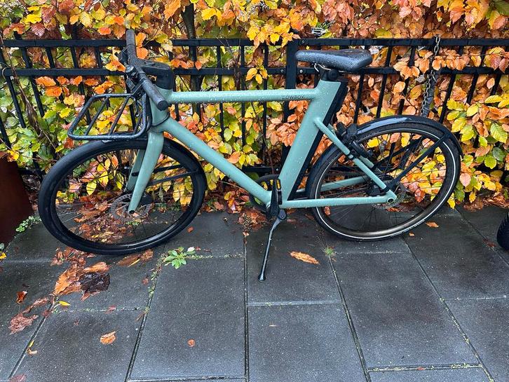 Cowboy Classic Groen - Zeldzame Kleur!, Fietsen en Brommers, Elektrische fietsen, Zo goed als nieuw, Cowboy, 55 tot 59 cm, 50 km per accu of meer