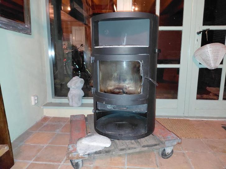 Houtkachel Scan 22, Huis en Inrichting, Kachels, Gebruikt, Vrijstaand, Houtkachel, Hout, Ophalen