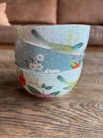 3 Pip Studio Blushing Birds Schaaltjes - ZGAN, Huis en Inrichting, Keuken | Servies, Ophalen of Verzenden, Zo goed als nieuw, Kom(men)