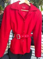 Fijne rode winter mantel jas maat 40/ l/ 12 rood, Kleding | Dames, Ophalen of Verzenden