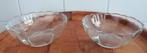 Vintage schaaltjes Arcoroc France 2 stuks € 6,00, Huis en Inrichting, Keuken | Servies, Nieuw, Ophalen of Verzenden, Glas, Kom(men)