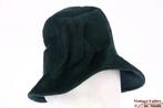 Vintage Dames cloche dophoed G. Rossi groen haarvilt 53, Gebruikt, Meisje, Hoed, Ophalen of Verzenden