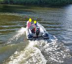 Rubberboot met BB motor 6PK, Watersport en Boten, Rubberboten, Airdeck, Gebruikt, Benzine, Minder dan 70 pk