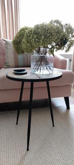 Ronde bijzettafeltje., Huis en Inrichting, Tafels | Bijzettafels, Minder dan 55 cm, Rond, Zo goed als nieuw, Hout