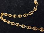 14 k gouden koffieboon schakel ketting 31,9 gram 70 cm, Sieraden, Tassen en Uiterlijk, Kettingen, Ophalen of Verzenden, Nieuw