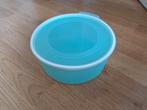 Tupperware Koektrommel Lichtblauw Vintage, Ophalen, Gebruikt, Wit, Bus of Trommel