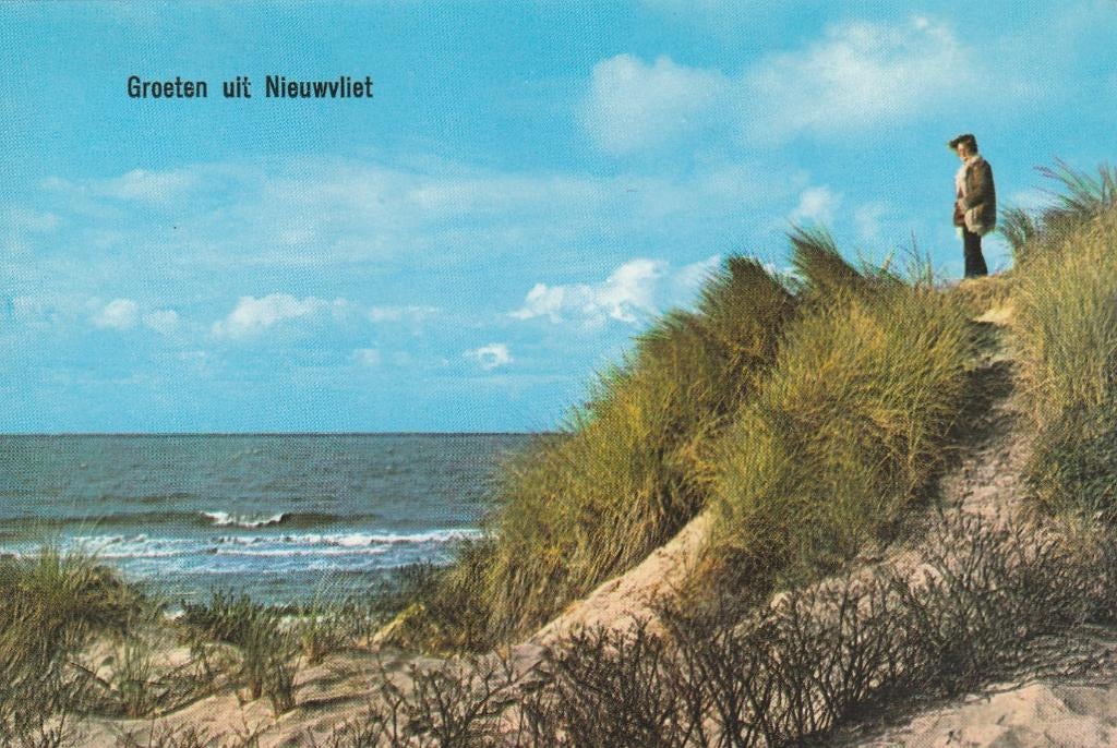 NIEUWVLIET Duin Strand Zee Groeten, Verzenden, 1960 tot 1980, Gelopen, Zeeland