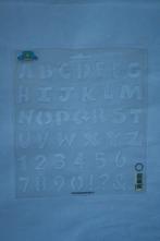 Stencil alfabet/cijfers CK6601, Ophalen of Verzenden, Nieuw, Frame of Mal, Overige merken