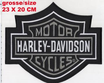 GROTE HARLEY DAVIDSON rug patch ZWART 1450 1340 1200 883 103 beschikbaar voor biedingen