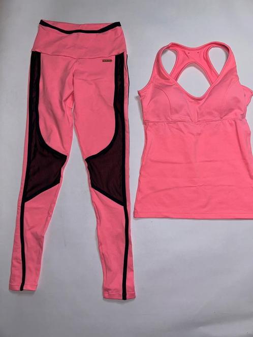 DEBLON sports 2 delige sport set S in ~~nieuw~~ staat, Kleding | Dames, Sportkleding, Zo goed als nieuw, Maat 36 (S), Roze, Verzenden