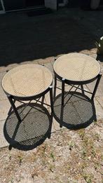 Twee bijzettafels Jysk, Ophalen, Minder dan 55 cm, Rond, Zo goed als nieuw