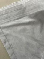 Nieuwe linnenlook gordijnen wit/grijs/beige, Huis en Inrichting, Stoffering | Gordijnen en Lamellen, Nieuw, 200 cm of meer, Ophalen of Verzenden