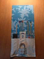 Breinaalden etui "Blauwe Bloem", Hobby en Vrije tijd, Breien en Haken, Ophalen of Verzenden, Nieuw, Breien, Overige typen