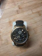 Patek Philippe horloge 43mm, Overige merken, Leer, Polshorloge, Ophalen of Verzenden