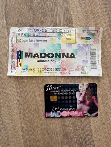 Concertkaartje Madonna Arena 2006 plus arenapas beschikbaar voor biedingen