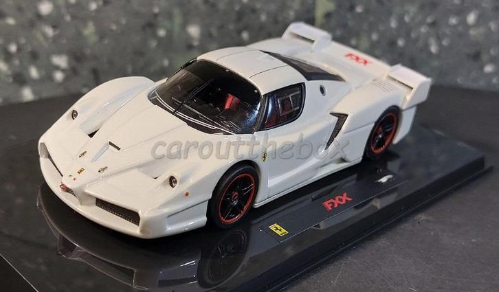 Ferrari FXX 2006 wit 1:43 Hot wheels Elite H404, Hobby en Vrije tijd, Modelauto's | 1:43, Nieuw, Auto, Overige merken, Verzenden