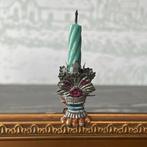 Oude kerstboom kaarsenknijper bloemenmandje 1, Ophalen of Verzenden