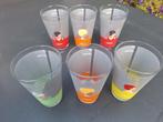 6 stuks Vintage Mixin' Style Cinzano glazen., Huis en Inrichting, Glas of Glazen, Ophalen of Verzenden, Overige stijlen, Glas
