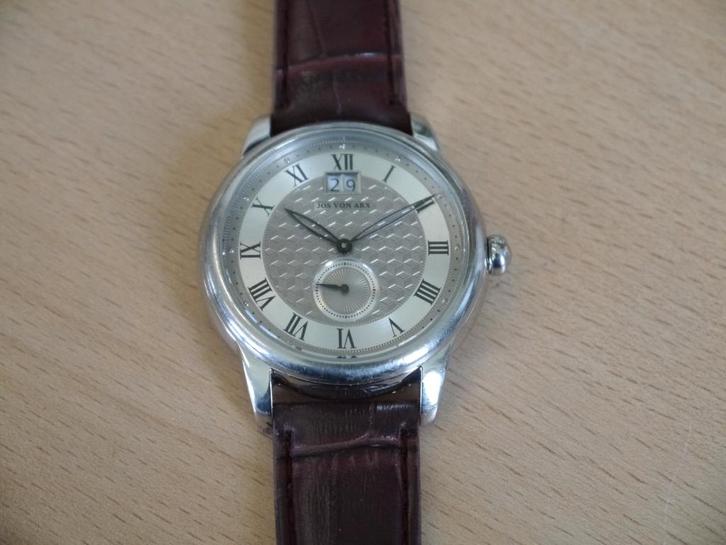 heren horloge Jos van Arx TS09 / Swiss quartz, Sieraden, Tassen en Uiterlijk, Horloges | Heren, Gebruikt, Polshorloge, Overige merken