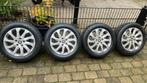 16 inch lichtmetalen velgen met winterbanden 205/55 r16, Auto diversen, Wieldoppen, Ophalen, Zo goed als nieuw