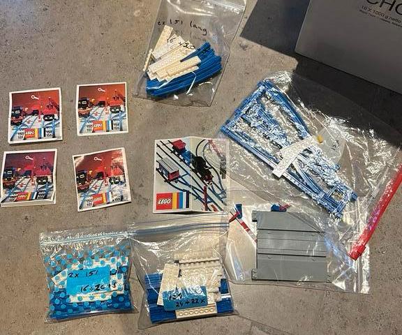 LEGO set 150, 151, 154 en 158 spoor, Ophalen of Verzenden, Gebruikt, Complete set, Lego