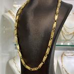14k gouden ketting monte carlo versace schakel, Sieraden, Tassen en Uiterlijk, Kettingen, Ophalen of Verzenden, Nieuw, Goud