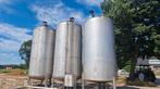 2x 20m3 rvs tank met roerwerk, Afvoer, Ophalen of Verzenden, Zo goed als nieuw, Rvs