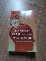 Leer denken wat je wilt denken Rients Ritkes, Boeken, Ophalen of Verzenden, Nieuw, Rients Ritskes