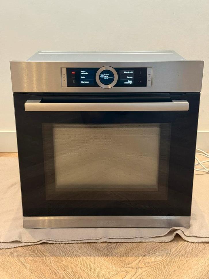Bosch Inbouw combimagnetron Zo goed als nieuw!, Witgoed en Apparatuur, Ovens, Zo goed als nieuw, Inbouw, Oven met grill, 45 tot 60 cm