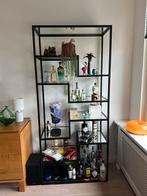 Custome made Vitrinekast met marmer en spiegel wandkast, Ophalen, Industriel, modern, 50 tot 100 cm, Zo goed als nieuw