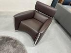Leolux Oblomov fauteuil bruin leer Design stoel Tamtam, Huis en Inrichting, Fauteuils, Leolux, Nieuw, Ophalen of Verzenden, 50 tot 75 cm