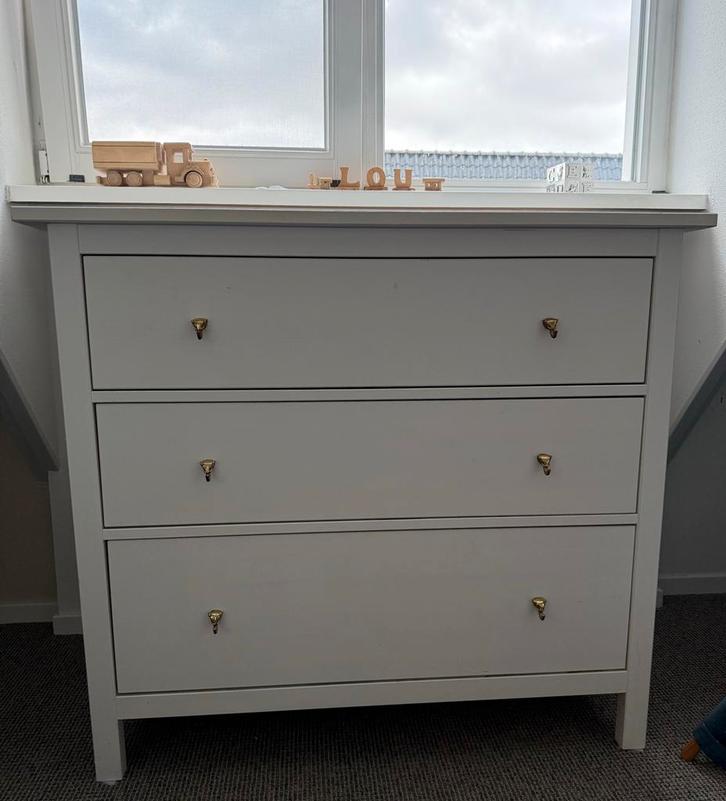 IKEA Hemnes Ladekast - Mooie Opbergruimte!, Huis en Inrichting, Kasten | Dressoirs, Gebruikt, 100 tot 150 cm, 25 tot 50 cm, Met lade(s)