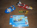 lego city 60005 brandweer boot op het water, Ophalen of Verzenden, Zo goed als nieuw, Complete set, Lego
