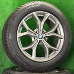 Originele 19 inch BMW velgen met winterbanden X5 X6 g05 g06, 19 inch, Gebruikt, 265 mm, Banden en Velgen