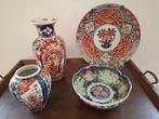 Antiek Japans Imari Porselein Collectie - 4 Stuks, Ophalen