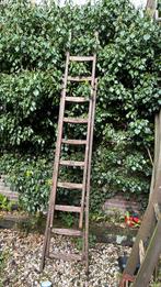 Vintage ladder van een glazenwasser. Voor decoratie, Gebruikt, Ophalen of Verzenden