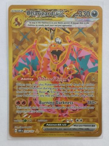 Pokemon TCG gouden Charizard ex top conditie beschikbaar voor biedingen