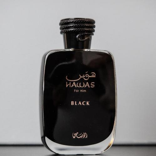 Rasasi - Hawas Black sample, Sieraden, Tassen en Uiterlijk, Uiterlijk | Parfum, Nieuw, Verzenden