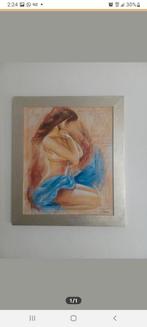Schilderij van een vrouw Jones, Antiek en Kunst, Kunst | Schilderijen | Klassiek, Ophalen of Verzenden